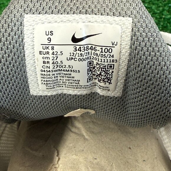 Nike Air Max Torch 4 White Mens Running Shoes 343846-100 NEW* Sz 9 - Picture 7 of 7